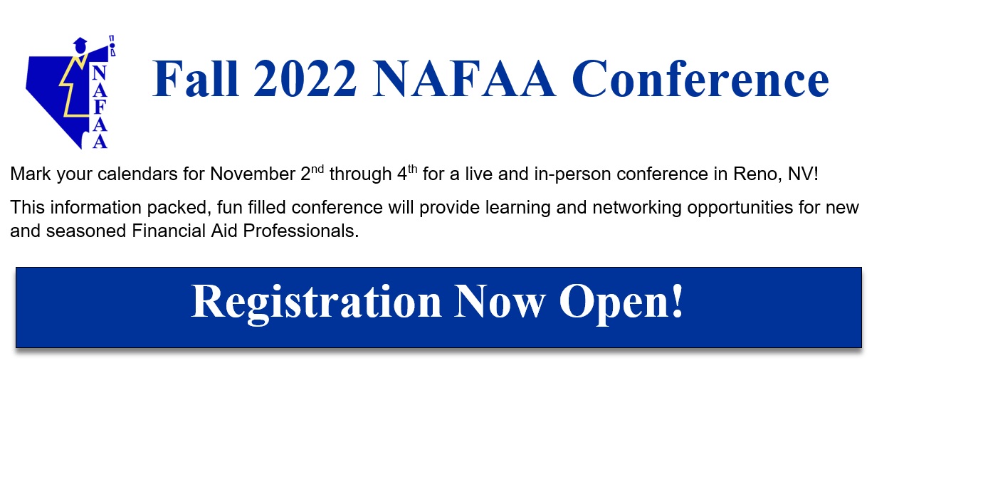 Conferences - Nevada Association of Financial Aid Administrators